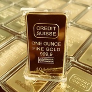 1/2/5/10ชิ้น Suisse โกลด์บาร์แท่งทองคำสวิสทองทองแท่งจำลองที่มีเลเซอร์อนุกรมที่แตกต่างกัน