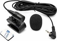 2.5mm Microphone Mic Handsfree in-Dash Car Stereo Receiver Compatible for Pioneer AVH-120BT AVH-1300