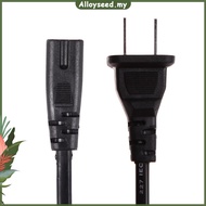 ✥Alloyseed✥【High Quality】 2-Prong AC Power Adapter Cord Lead Cable Wire AC Power Supply Adapter Cord