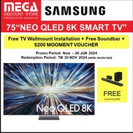 SAMSUNG QA65QN900DKXXS 65" NEO QLED 8K QN900D SMART TV + Q990D SOUNDBAR + $200 MOOMENT VOUCHER BY SAMSUNG