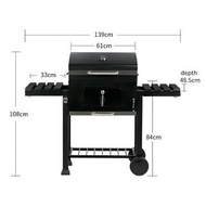 (2024) 🚛 FREE DELIVERY | Duo-side Charcoal BBQ Smoker, Grill || 炭, 戶外, 燒烤, 爐頭, 燒烤爐