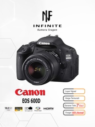 KAMERA CANON EOS 600D KIT 18-55 II SECOND MULUS - 100% GARANSI - TERMURAH SE INDONESIA