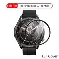 Full Cover Screen Protector For Haylou Watch Solar 5 Pro Plus R8 RT3 Lite RT2 RT GS SmartWatch 3D Cu