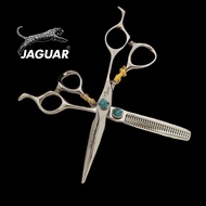 ถูก/แท้ Jaguar 1คู่ กรรไกรตัดผมจากัวร์  ขนาด 6 นิ้ว (มีกระเป๋า)