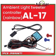 Pillar Tweeter Speaker Cover Honda City 2014 - 2019 RGB Ambient Light 64 Colors LED Refitting Access