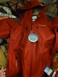 Columbia   waterproof有帽防水外套