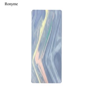 Ronyme Exercise Mat Rubber Cushioned Exercise Mat Matte Texture Twilight Blue