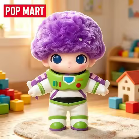 POP MART DIMOO WORLD PIXAR Series Vinyl Plush Pendant Mystery Box Genuine Blind Box Guess Toys Bag O