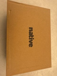 Native Jefferson Regatta Blue Shell White Kids Shoes