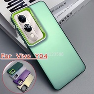 For Vivo Y04 4G Casing For Vivo Y04 Y29t Y03 T 4G VivoY03 Y29S Y03t Y 04 03 VivoY04 Metallic Shockpr