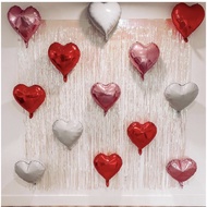 Heart Balloons size to 18 Inch (40cm) Event Decoration, Birthday, Confession, Marriage