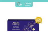GREENS Bonne Journee Saffron 72% Dark Chocolate with Saffron Extract Premium Quality (6g x 15's)