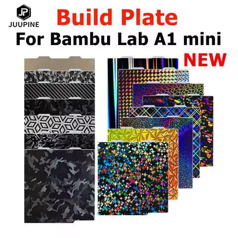 184x184mm Build Plate for Bambulab A1 Mini 3D Printer Double Side Upgrade Build Plate Removable Surf