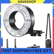 havashop Godox R200 Ring Flash Head for AD200/ AD200Pro 200Ws Power Built-in 10W Modeling Lamp 3-Lev