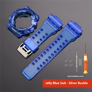 Rubber Watch Strap Case Bezel for Casio G-SHOCK GA-110 GD120 GD-100 GLS-100 Men Sport Waterproof TPU