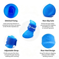 4Pcs Pet Shoes dog shoes puppy shoes Waterproof Shoes Anti Slip Dog Boots for small dogs shih tzu