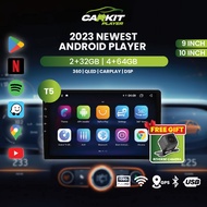 [FREE CAMERA] CAR KIT PLAYER T5 MAX 2+32gb | 4+64gb | 9 Inch | 10 Inch Screen Android Player Car Mul