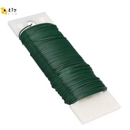LIZMOMO Floral Paddle Wire, 22 Gauge Floral Arrangements Florist Green Wire, DIY Flexible Ribbon Mak