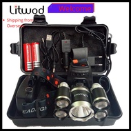 Headlight 40000 Lumen headlamp CREE XML 3/5 LED T6 Head Lamp Flashlight Torchhead light with 8650 ba