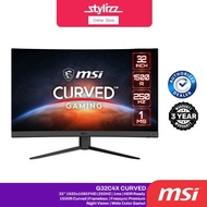 MSI CURVED GAMING MONITOR G27C4X 27" / G32C4X 31.5" - 250Hz Refresh Rate, VA Panel, 1ms MPRT, AMD Fr
