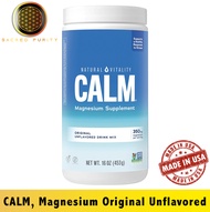 Natural Vitality CALM Magnesium Supplement Drink Mix Original Unflavored 16 oz (453 g) - [EXP 02/202