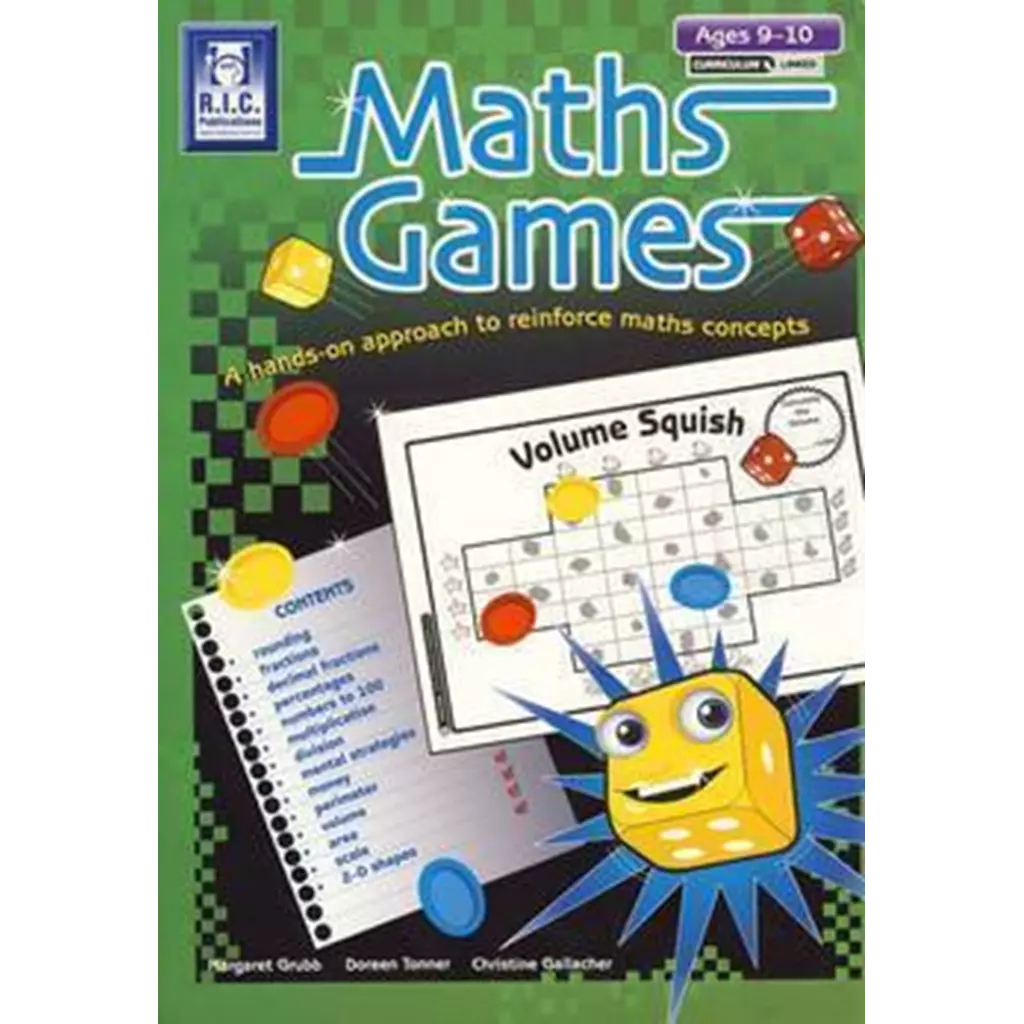 Maths Games Ages 9-10 : A Hands-On Approach to Reinforce Maths Concepts (P)