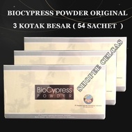 3 Kotak Besar Biocypress Powder Serbuk Original Terbatas