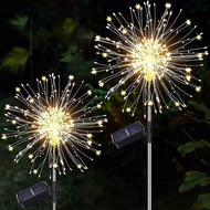 GetGadget⚙ Lampu Raya Outdoor Solar Fireworks Light 90LED/150LED LAMPU RAYA Solar Powered Fireworks Light Solar Garden Light Pelita Raya