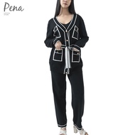 Pena house ชุด set เสื้อแขนยาว และกางเกงขายาว PWLW112303