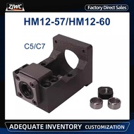 1pc HM12-57 HM12-60 C5 C7 Stepping Servo Motor Seat Screw Support Bearing Fixed Integrated Bracket F