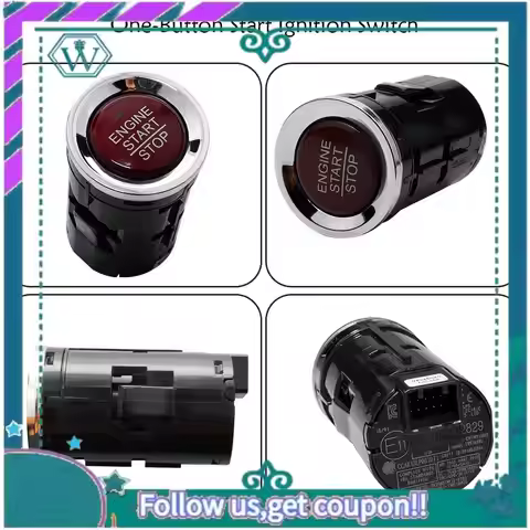 AA92-Engine Key Start Stop Push Button One-Button Switch For 2016 2017 2018 Honda HR-V 1.8L 35881-T4