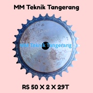 Sprocket RS 50 x 2 x 29 T Gear RS 50-2x29T Double Chain Gear Z 29T 29 T RS50 -2 50Z29 50x2x29T 50-2 