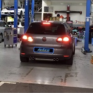 Jetex Golf mk6 1.4tsi (LTA approval quad tip catback system)