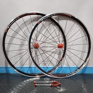 Bicycle wheelset 700c stunlly rival sealed bearing 20h/24h