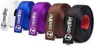 Adults Brazilian Jiu Jitsu Belts for Men & Women, Premium IBJJF Approved BJJ Belts Ranking Stripes S
