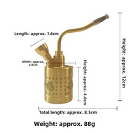 Brass Double Dragon Gourd Hookah Water Filter Portable Gift Display Item