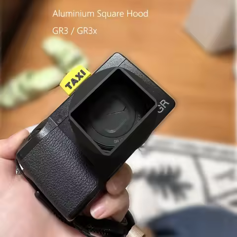 Aluminium Square Lens Hood for Ricoh GR III GR IIIX GR3 GR3x Do not affect the install of Filters Wi
