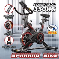 Spinning bike Sepeda statis peralatan fitness dalam ruangan yang sangat tenang / Alat Fitness Spinni