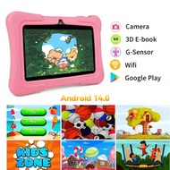 7 Inch Kids Tablet, K5 Android 14 RK3562 Quad-Core 1.6GHZ Processor,4GB RAM+32GB ROM,1024*600 IPS To