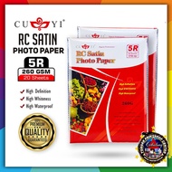 10 PACKS 5R SIZE CUYI RC SATIN PHOTO PAPER-CEBULONG YONGER