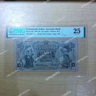 10 Gulden Wayang 1938 PMG 25