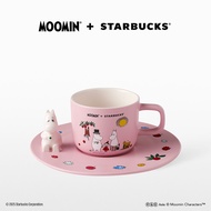 Moomin + Starbucks Pink Mug with Saucer 12oz. A9001842