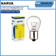 (1 PCS) NARVA 12V 21W Signal Bulb 1141 Single Socket 17635 BA15s P21W