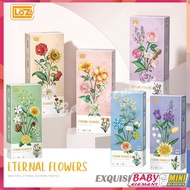 LOZ Bouquet Flowers succulent potted plant Building Blocks Creative DIY Ornaments Model Girls Toys Gifts rose sunflower