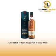 Glenfiddich 18 Years Single Malt Scotch Whisky 700ml