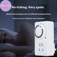 Alittlesetrtop 12/24 Hours Cyclic Timer Kitchen Timer Outlet Loop Universal Timing Socket Mechanical