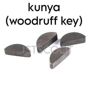 Woodruff key (kunya) 49cc-71cc scooter and mini motorcycle (Sold per piece)