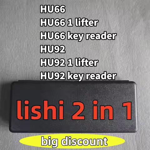 High Quality lishi 2 in 1 tool HU66 HU66(1 lifter) HU66keyreader HU92 HU92(1 lifter ) HU92keyreader