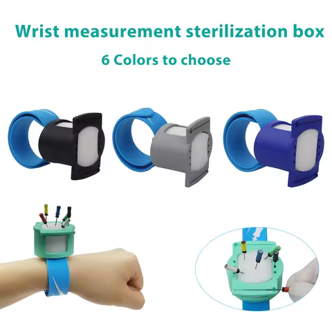 Dental Root Canal File Watch Wrist measurement sterilization box Lab Instrument That Can be disinfec