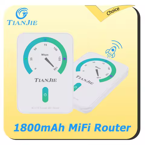 TIANJIE MF906 Universal 4G LTE WiFi Router 1800mAh Battery Wireless Wifi 150mbpsPortable Modem Mini